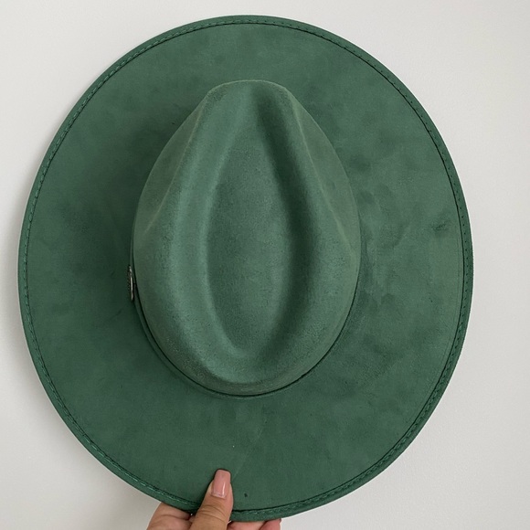 Joanna Indiana Suede Wide Flat Brim